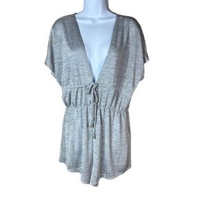 ‎Victoria’s Secret Semi Sheer Romper Size Medium